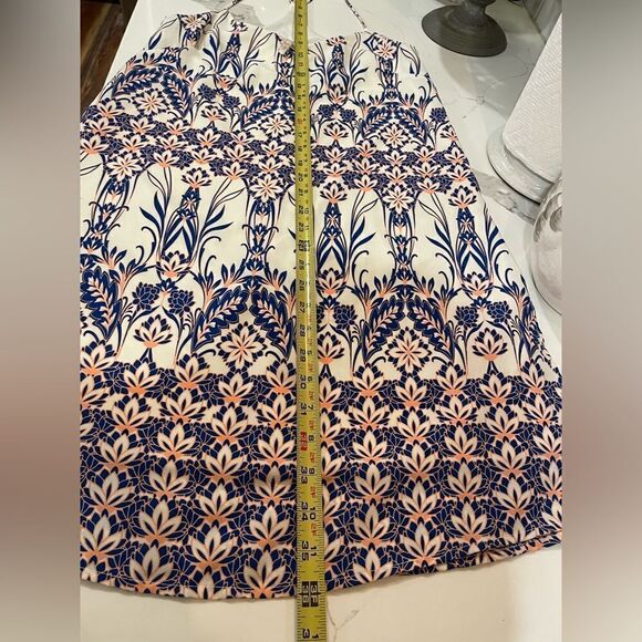My Story | Deco Floral Print Skinny Strap Racerback Dress Women’s Sz Small - Picture 5 of 6